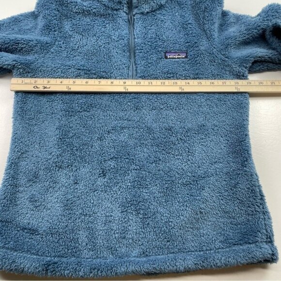Patagonia jacket Women Size Small Los Gatos Quarter Zip fleece soft fuzzy blue - Picture 7 of 7